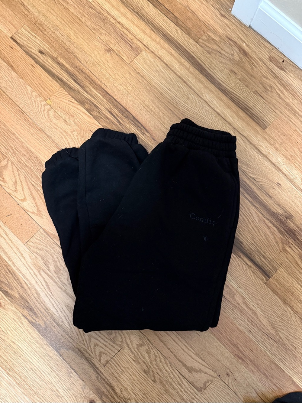 Comfort Large Black Jogger Sweatpants